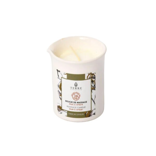 Musk and Amber Massage Candle